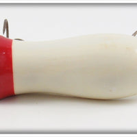 Pflueger White Red Head Wizard Wiggler In Blue Border Box