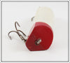 Pflueger White Red Head Wizard Wiggler In Blue Border Box