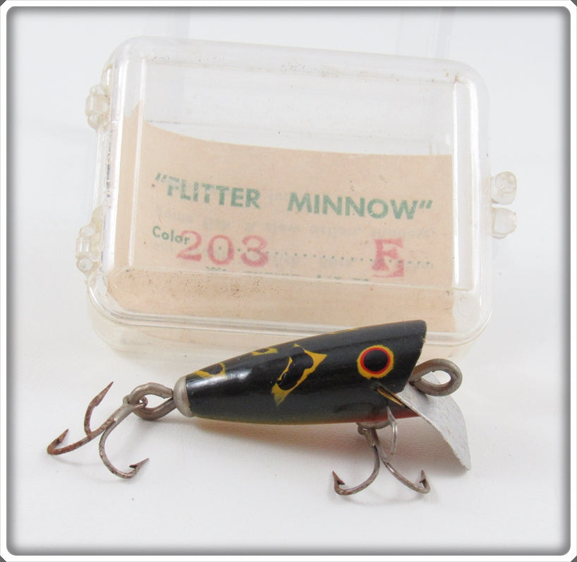 Vintage York Baits Frog Spot Flitter Minnow Lure In Box