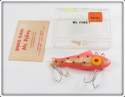 Doug English Hot Pink Black Dots Silver Flash Ms Pukey Bingo In Box