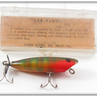 Vintage York Baits Sunfish Ker-Plunk Lure In Box