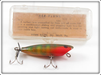 Vintage York Baits Sunfish Ker-Plunk Lure In Box