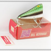 Norman Chrome & Green With Stripes Willy's Wobbler In Box