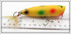 York Baits Yellow With Red, Green & Black Spots Musky Little Butch