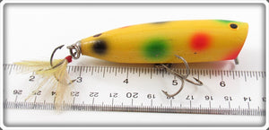 York Baits Yellow With Red, Green & Black Spots Musky Little Butch