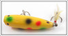 York Baits Yellow With Red, Green & Black Spots Musky Little Butch