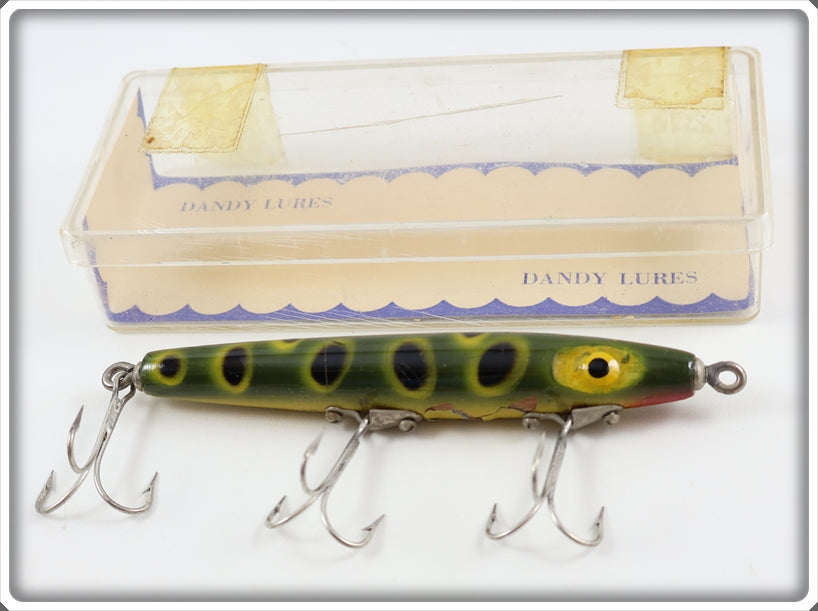 Florida Fishing Tackle Lonn's Sales Frog Spot Dandy Lure In Box