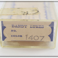 Florida Fishing Tackle Lonn's Sales Yellow Scale Dandy Lure In Box