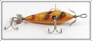 Vintage Heddon Bar Perch 100 Dowagiac Minnow Lure 109L