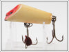 Wise Sportsman Supply White & Red Jim Dandy Wobbler