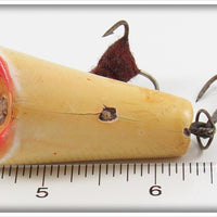 Wise Sportsman Supply White & Red Jim Dandy Wobbler