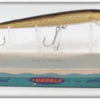 Vintage Rapala Early 1950's Kulta Gold Wobbler In Box 18 G