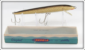 Vintage Rapala Early 1950's Kulta Gold Wobbler In Box 18 G