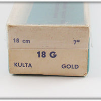 Rapala Early 1950's Kulta Gold Wobbler In Box 18 G