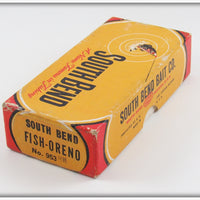 South Bend Red Arrowhead White Fish Oreno In RH Box