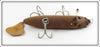 Heddon Uncatalogued Brown Mouse Back Hook Flaptail