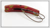 Ideel Fish Lures Red With Yellow Dots Wooden Weeder