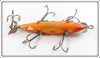 Heddon Spotted Orange Dowagiac Minnow 150 SO