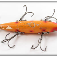 Heddon Spotted Orange Dowagiac Minnow 150 SO