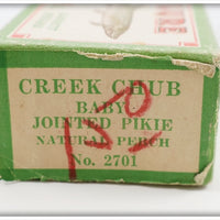 Creek Chub Perch Scale Baby Jointed Pikie In End Label Box