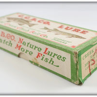 Creek Chub Perch Scale Baby Jointed Pikie In End Label Box