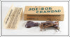 Vintage Joe Bob Mfg Co Fancy Purple Joe Bob Crawdad In Box 