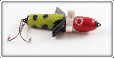 A. J. Kumm Red Head Green With Spots Fish Spotter Lure