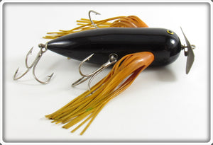 P & V Bait Co Black Yellow Wings Red Wing Black Bird Lure