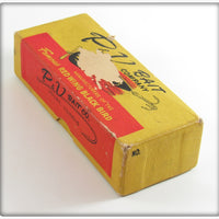 P & V Bait Co Black Red Wings Red Wing Black Bird In Box