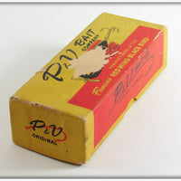 P & V Bait Co Black Red Wings Red Wing Black Bird In Box