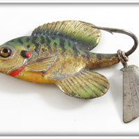 Vintage Fred Arbogast Tin Liz Sunfish Lure