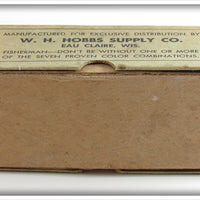 W. H. Hobbs Supply Co Yellow Spotted Bon-Net Minnow In Box