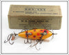 W. H. Hobbs Supply Co Yellow Spotted Bon-Net Minnow In Box