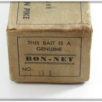 W. H. Hobbs Supply Co Yellow Spotted Bon-Net Minnow In Box