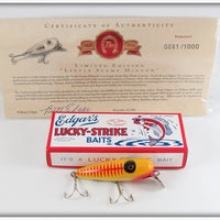 Edgar's Lucky Strike Limited Edition Little Scamp Minnow Lure In Box