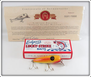 Edgar's Lucky Strike Limited Edition Little Scamp Minnow Lure In Box