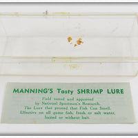 Manning's Shrimp Lure Co Yellow Tasty Shrimp In Box