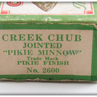 Creek Chub Pikie Scale Jointed Pikie In End Label Box