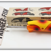 Vintage Mittig Mfg Co Orange Spotted Trigger Fish In Box