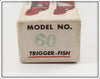 Mittig Mfg Co Orange Spotted Trigger Fish In Box