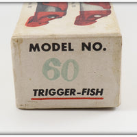 Mittig Mfg Co Orange Spotted Trigger Fish In Box