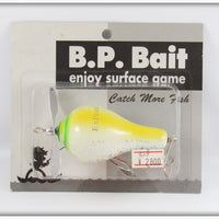 Vintage Bass Pond B.P. Bait Expert Lure On Card
