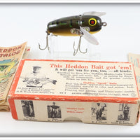 Vintage Heddon Bullfrog Crazy Crawler Lure In Box 2120 BF 