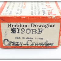 Heddon Bullfrog Crazy Crawler In Box 2120 BF