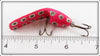 William C Hall Pink With Spots Sliding Hook Lure