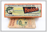 Heddon White & Black Shore Minnow Saltwater Torpedo Empty Box 30 XWB