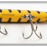 Heddon Yellow & Black Shore Minnow Saltwater Torpedo In Box 30 XYB