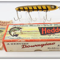 Heddon Yellow & Black Shore Minnow Saltwater Torpedo In Box 30 XYB