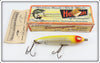 Heddon Yellow Shore Early Zara Spook Lure In Box 9250 XRY