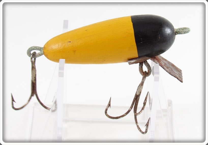 Vintage George W Gayle Yellow & Black Diving Plug Lure